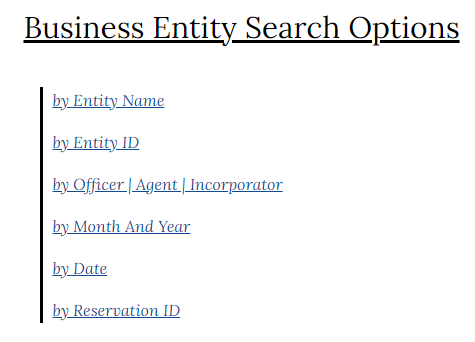 Alabama business name search options