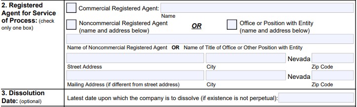 Appointing a Virginia registered agent