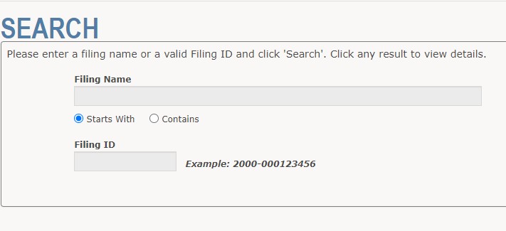 Wyoming business entity search