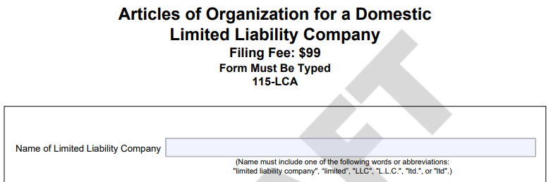 name of LLC