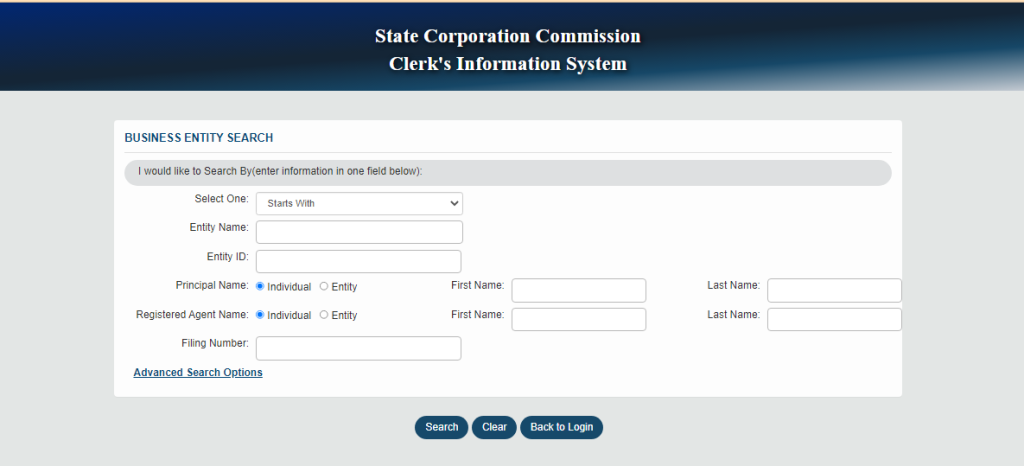 Virginia business entity search