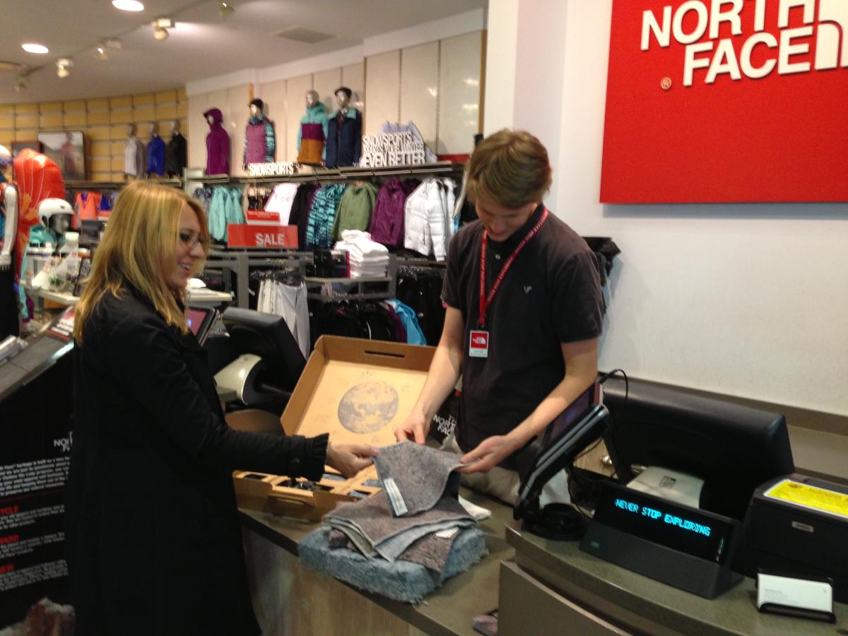 North Face In-store military Discount