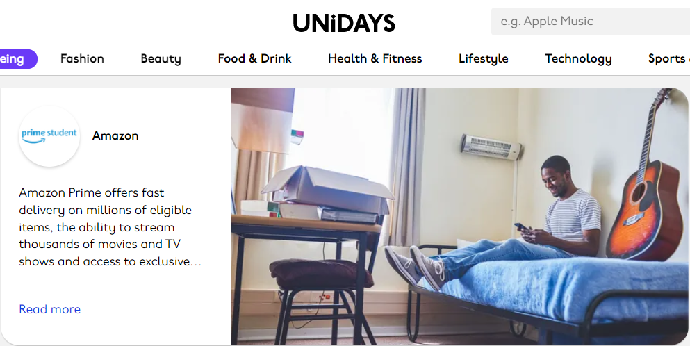 Amazon Prime Student Discount Myunidays